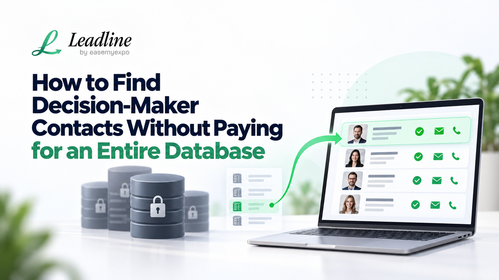 How to find decision-maker contacts without paying for an entire database
